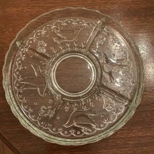 Glass Fruit or Relish Platter